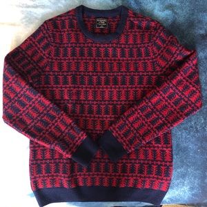 NEW A&F - M - Pattern Wool Sweater